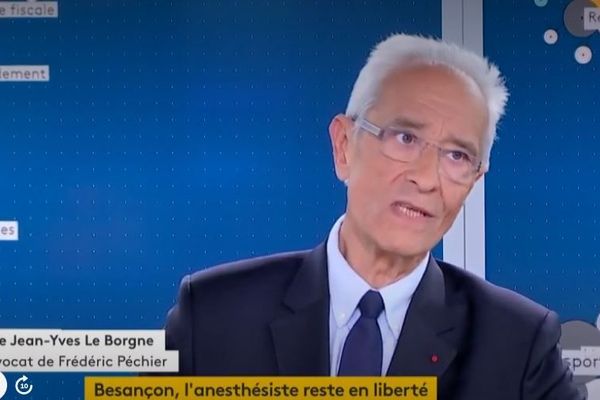 Me Jean-Yves Le Borgne, avocat de l'anesthésiste de Besançon Frédéric Péchier