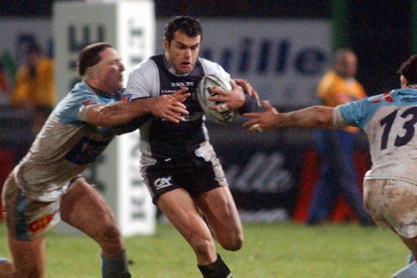 Alain Penaud en 2004 lors d'un match du CAB contre Bayonne