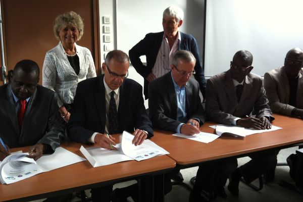 Le futur hôpital psychiatrique de M'Bour au Sénégal, un projet qui fait l'objet d'une convention de coopération internationale.