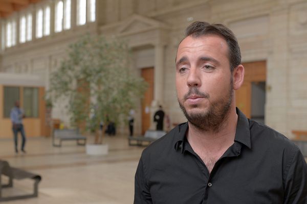 Willy Bernard au Palais de Justice d'Angers en 2014 