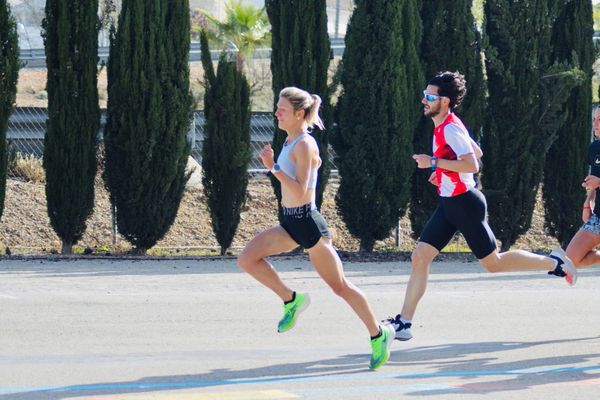 Liv Westphal, à l'entraînement, à Valence en espagne (avril 2021).