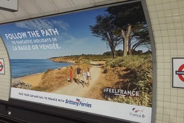  Campagne d'affichage dans le métro de Londres 