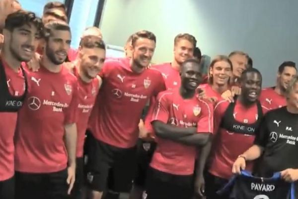 Les coéquipiers de Benjamin Pavard dans cette vidéo de soutien au latéral français, le 6 juillet 2018.