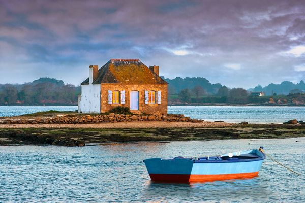 La maison de Saint-Cado sur l'îlot de Nichtarguer - Belz (56)