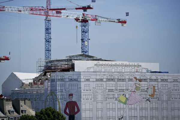 Le chantier de la Samaritaine, à Paris.