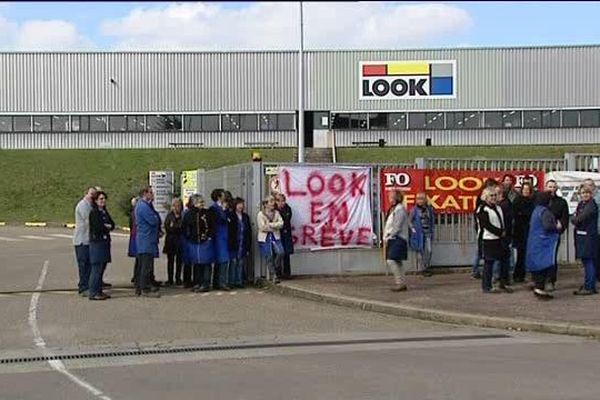 Grève chez Look Fixations à Nevers dans la Nièvre.