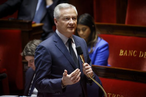 Bruno Le Maire, ministre de l'Économie, lors de la séance de questions au gouvernement du 23 janvier 2024.