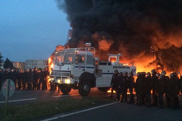 A Douchy-les-Mines, ce mercredi matin.