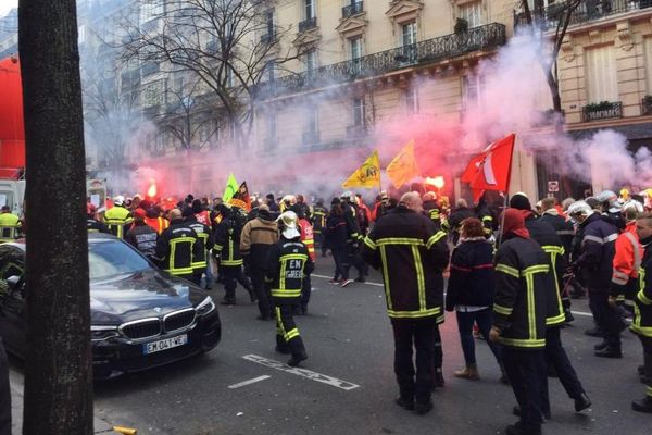 La manifestation est partie de la place de la République, à Paris, en direction de la place de la Nation