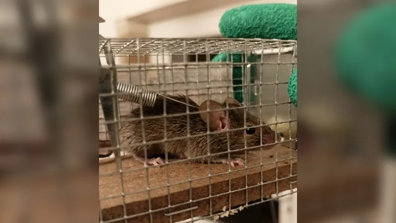 Une souris piégée par un particulier en Côte-d'Or