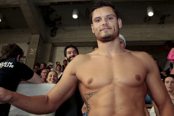  Florent Manaudou le week end dernier à Marseille lors du 4e meeting européen Méditerrannée.