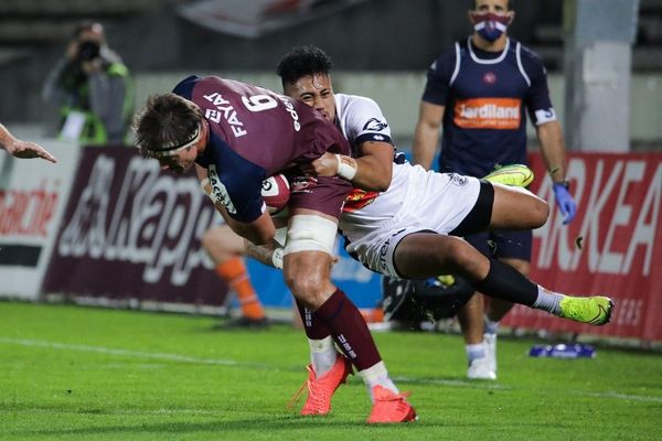 Les joueurs de l'UBB ont été trop percutants offensivement. 