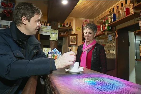 Première étape pour Christophe Bodin : l'Auberge Limousine et sa gérante, Isabelle.