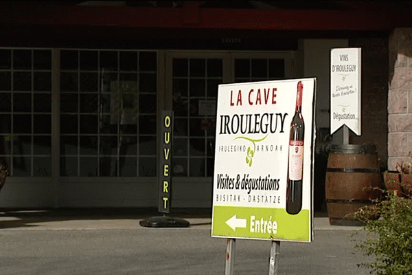 La cave d'Irouléguy à Saint-Etienne de Baïgorry. 