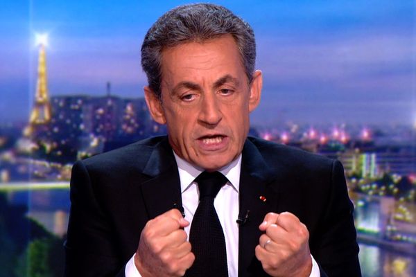 Nicolas Sarkozy, hier soir sur TF1 pour présenter sa ligne de défense. 