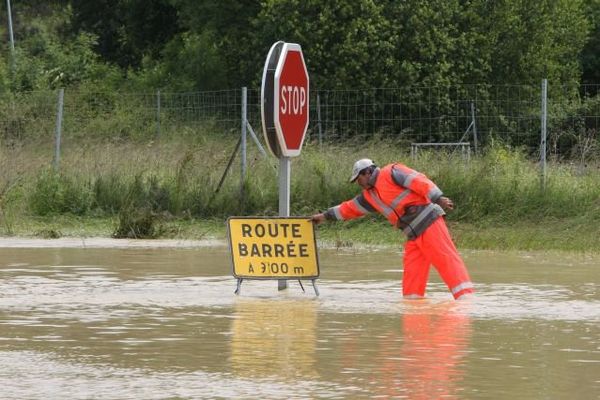 De nombreuses routes avaient dû être coupées fin mai en Midi-Pyrénées