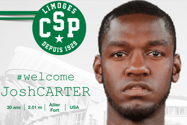 L'américain Joshua Carter a signé au Limoges CSP