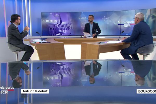 Les deux candidats ont confronté leurs idées durant 40 minutes sur le plateau de France 3 Bourgogne