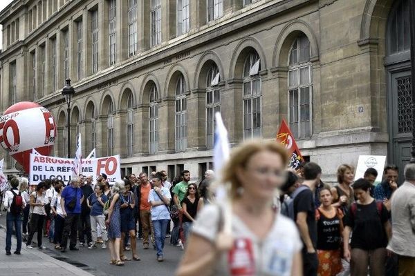 Les enseignants sont dans la rue ce 8 septembre