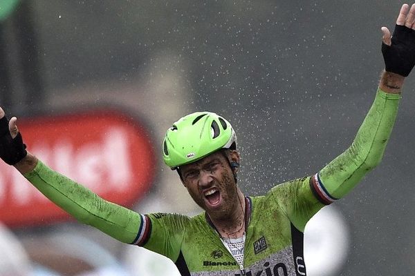 Lars Boom a remporté la 5ème étape du Tour de France 2014 entre Ypres et Arenberg Porte du Hainaut. 