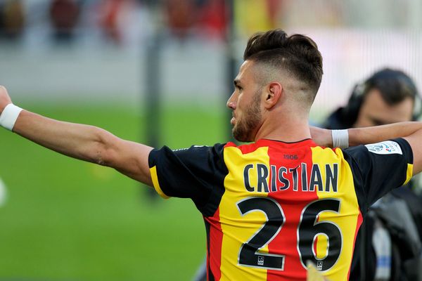 Cristian Lopez, attaquant du RC Lens, s'apprête à disputer sa 2e saison avec les Sang et Or