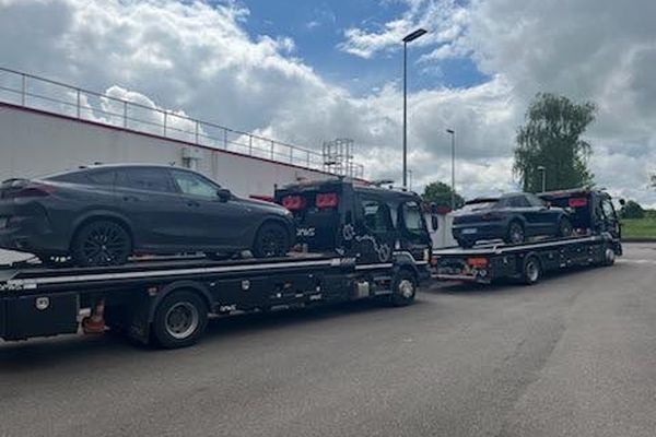 Confiscation spectaculaire de deux voitures de luxe par la gendarmerie de la Haute-Marne à la mi-mai 2024.