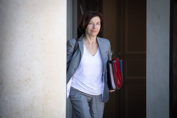 Florence Parly à la sortie du conseil des ministres le 24 juin 2020.