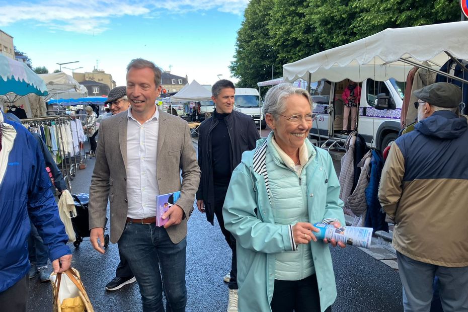 Candidats législatives 2024. En campagne électorale, Élisabeth Borne se