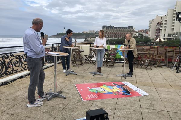 Jean-François Karpinsky reçoit Antoine Sébire, Anne Fredon et Sergio Guataquira-Sarmiento