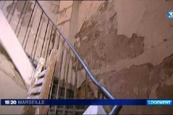 Appartement insalubre à Marseille, 3e.