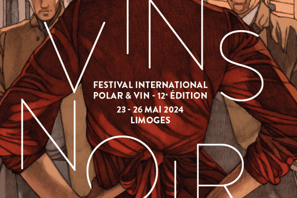 L'affiche de la 12ème édition du festival Vins Noirs.