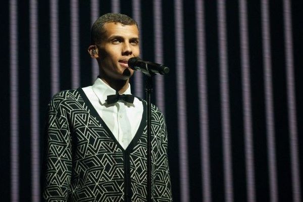 Paul van Haver alias  Stromae pour la soirée d'ouverture de la 38e édition de "Printemps de Bourges" - 22 avril 2014 (reportage X. Naizet et P.Franco)