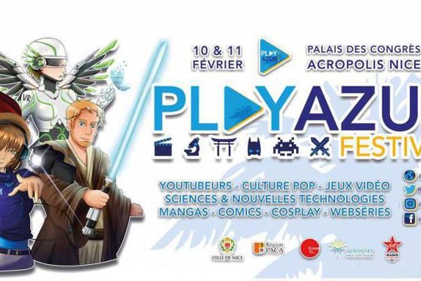 L'affiche de l'édition 2018 du Play Azur Festival