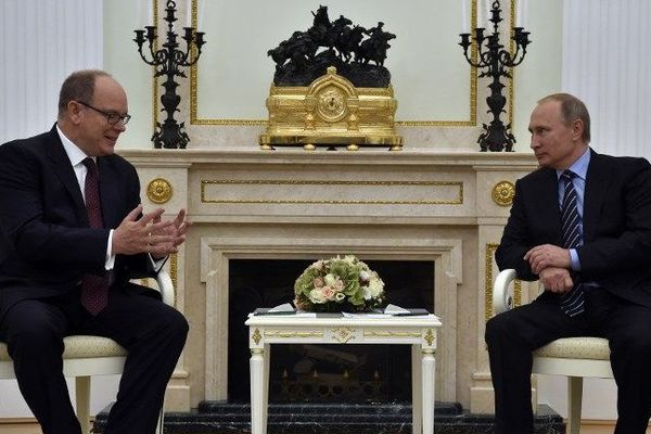 SAS Albert II de Monaco a rencontré Vladimir Poutine à Moscou.