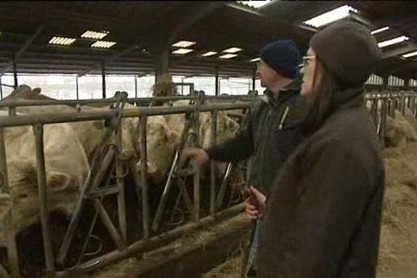 Dans cette exploitation polyculture et élevage bio d'Evaux-les-Bains, les aides au maintien se montaient à 15 000 euros par an.