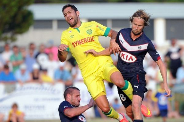 Jaroslav Plasil et Nicolas Pallois face à Nantes le 23 juillet dernier