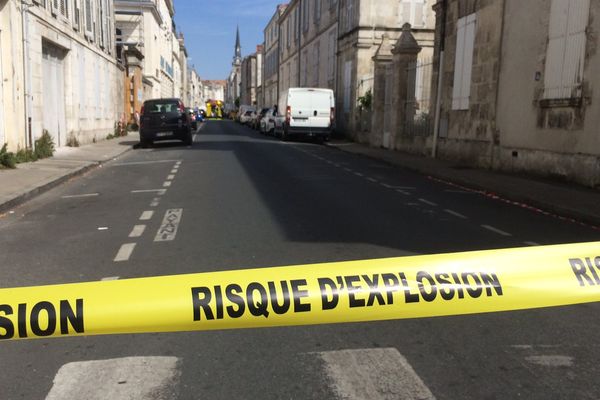 Le centre-ville de La Rochelle ce samedi matin.