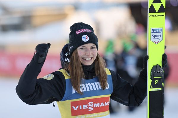 La Franc-Comtoise Joséphine Pagnier remporte sa première victoire en Coupe du monde de saut à skis, à Lillehammer