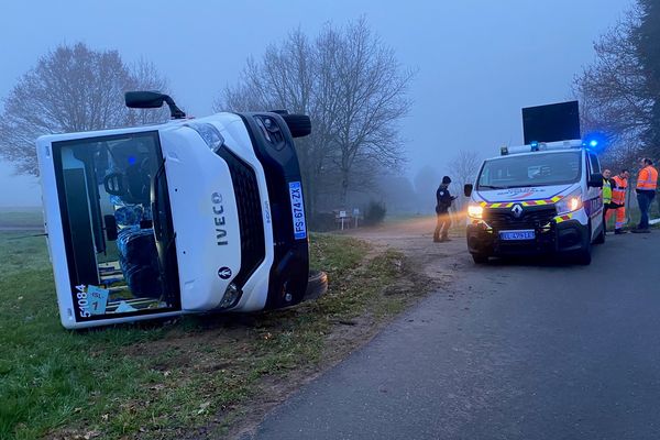 L'accident a eu lieu au lieu dit "Le Mas des Landes", à Isle, près de Limoges.