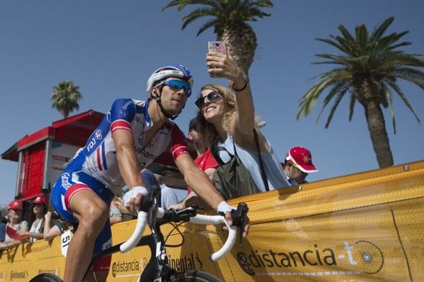 Thibaut Pinot sur la Vuelta