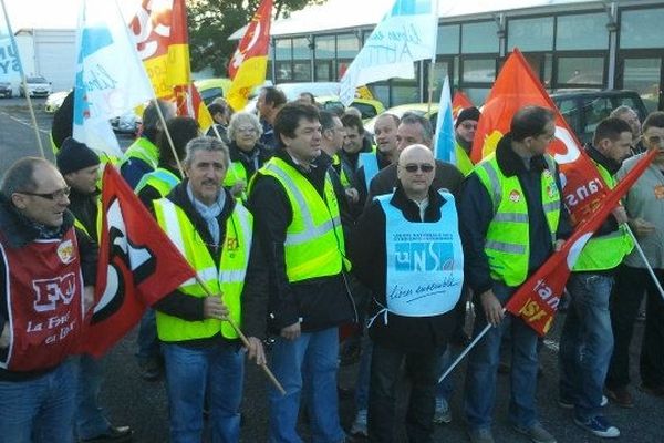 Manifestation du personnel des ASF à Narbonne : image d'archives