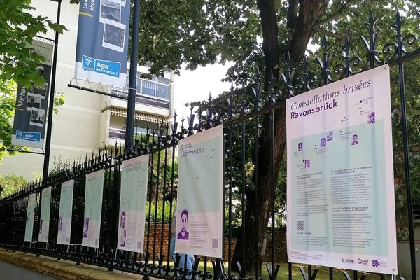 Affiches pour l'exposition "Constellations brisées Ravensbrück"