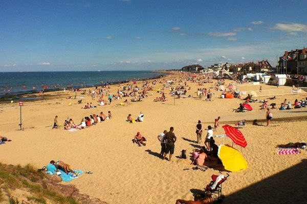 La plage de Courseulles-sur-mer (Calvados)