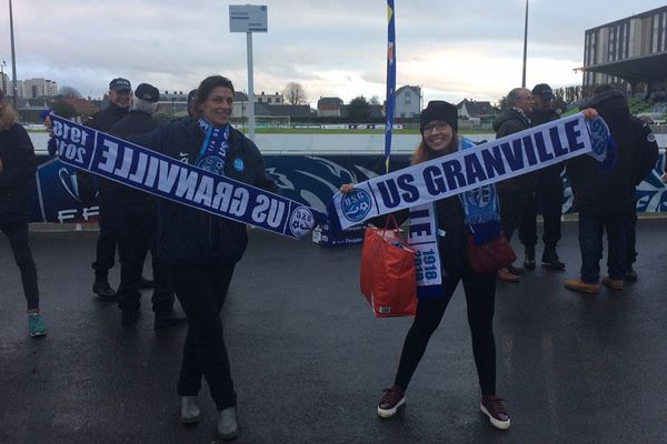 Ce mardi, les supporters granvillais sont au rendez-vous au stade Louis Dior