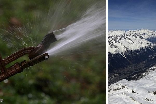 L'eau est parfois gaspillée. Les neiges de printemps se font rares.