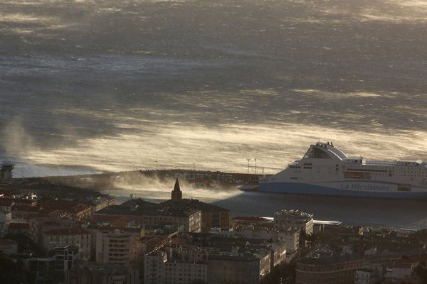 ILLUSTRATION - Un épisode de vent violent à Bastia