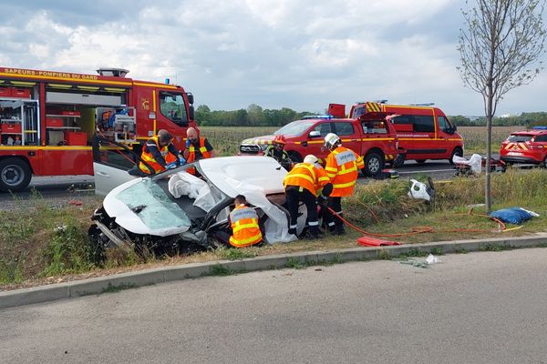 L'accident a engendré 2 blessés