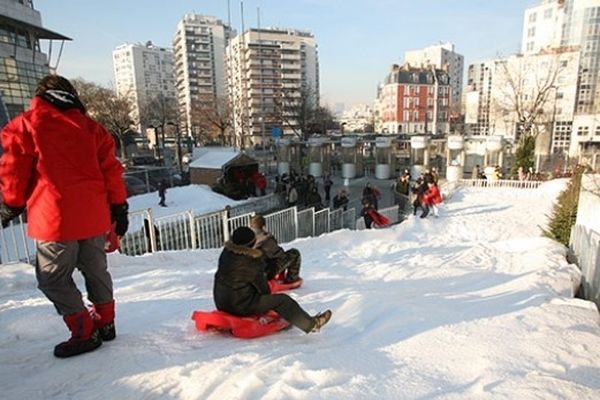 Une station de sport d'hiver au coeur du stade Charléty...
