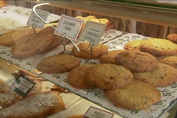 Des cookies dans une boulangerie normande