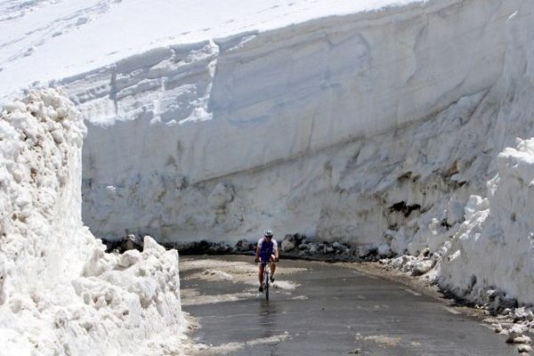 Photo prise le 5 juin au Tourmalet